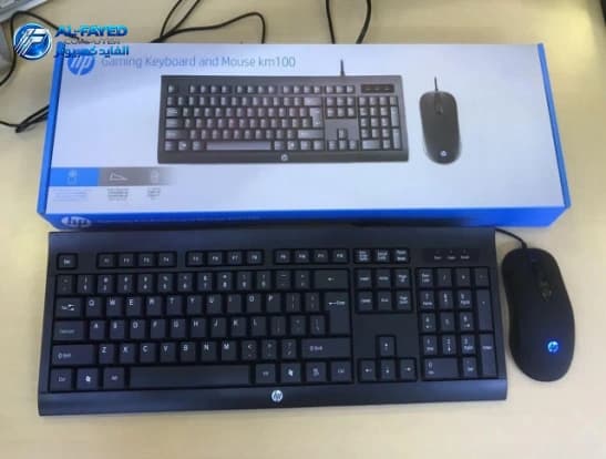Keyboard and Mouse Keyboard   HP KM-100 Black - View 1