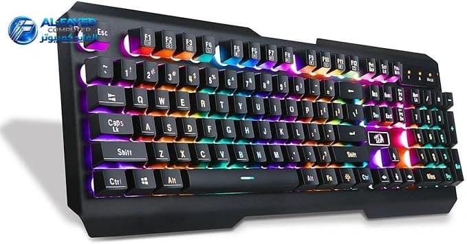 K-506 Redragon Redragon K506 Centaur 7-Color Rainbow Backlit Full-Size Gaming Keyboard With Numeric Keypad - View 1