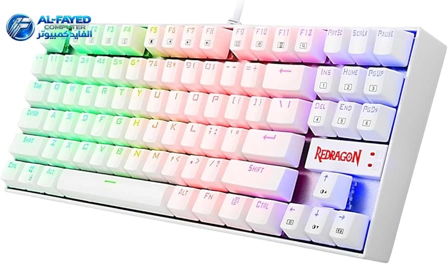 Redragon  K-552-E  White Red     Blue Switch- Rainbow (White) - View 1