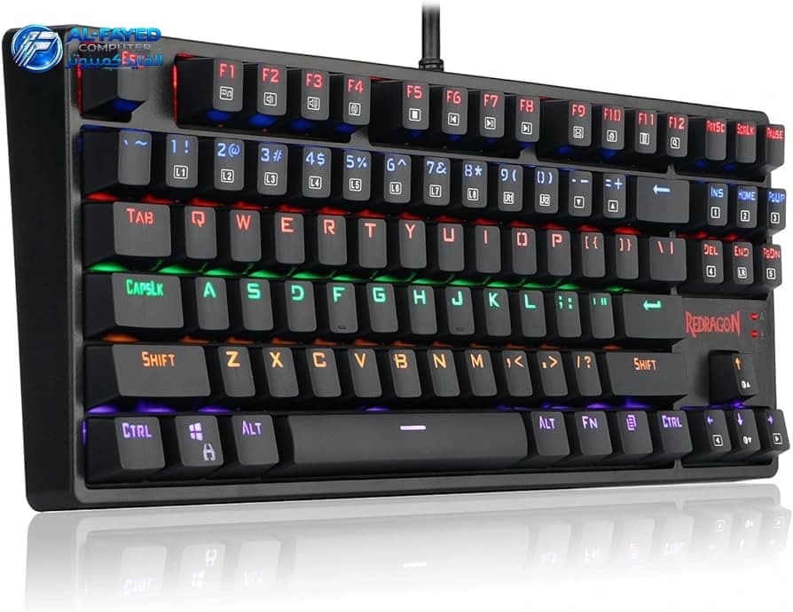 Redragon K576R BlueSwitches (Black) - View 1