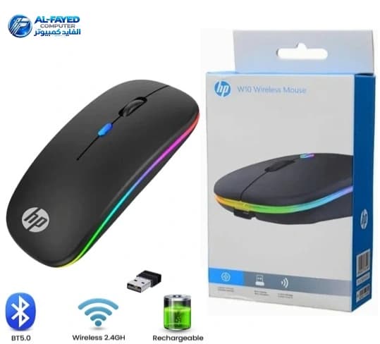Mouse HPW-10  Wireless+Charger Bluetooth+HP - View 1