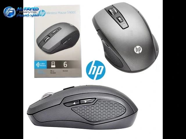 Mouse Wireless HP  S-9000 ON//OFF مفتاح - View 1