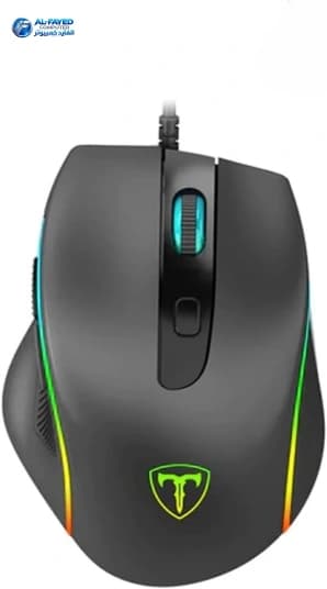 Mouse Tdagger   TGM-1142 ماوس ألعاب بمستشعر بصري 6400 نقطة لكل بوصة - إضاءة بالفضاء اللوني ار جي بي - مع 6 أزرار قابلة للبرمجة - مريح للغاية - مصمم للألعاب - موديل (T-TGM208) من تي داجر - View 1