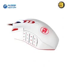 Mouse Redragon  M-901-W REDRAGON M901 GAMING MOUSE, WIRED MMO RGB LED BACKLIT COMPUTER MICE, 24000 DPI, PERDITION, WITH WEIGHT TUNING SET & 18 PROGRAMMABLE BUTTONS FOR WINDOWS PC GAMING (WHITE) - View 1