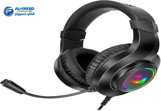 Redragon أسمر   H-260  RGB StandardOD3.5audio jack,compatiblewithall soundcardslotSupport stereo,good quality sounds in bass,mediant,highpich RGB backlight High sensitivity Microphone Individual volume - View 1