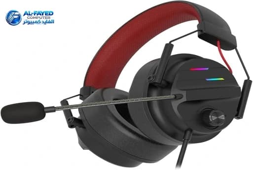 Headphone Redragon  H-380 Redragon H380 CHIRON USB Gaming Headset - RGB lighted Virtual Surround Sound 7.1 - Noise Cancelation Microphone - View 1