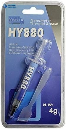 أوريجينال الأصلى HY880  4.g Hy880 4g جرام أنبوب إبرة التعبئة سوبر الكربون نانو الشحوم الحرارية لوحدة المعالجة المركزية وحدة معالجة الرسومات Led الحرارية موصل سيليكون الحرارية Dja88 - View 1