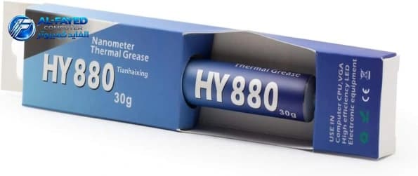 أوريجينال الأصلى HY880  30.g Hy880 4g جرام أنبوب إبرة التعبئة سوبر الكربون نانو الشحوم الحرارية لوحدة المعالجة المركزية وحدة معالجة الرسومات Led الحرارية موصل سيليكون الحرارية Dja88 thumbnail 2