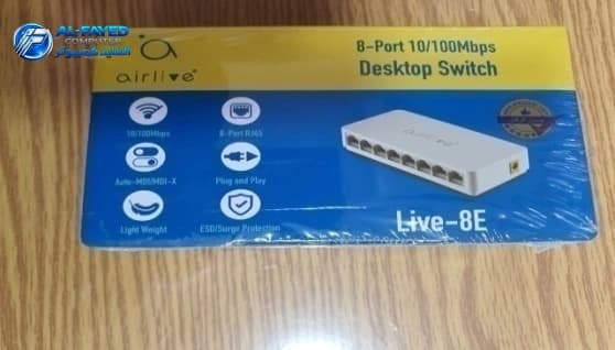 Switch  Airlive 8.Port 100/10 - View 1