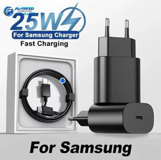 شاحن + كابل   25-W سامسونج تايب سى // تايب سى Travel Adapter - View 1