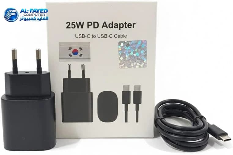شاحن + كابل  25-W سامسونج تايب سى // تايب سى 25-W PD Sper - View 1